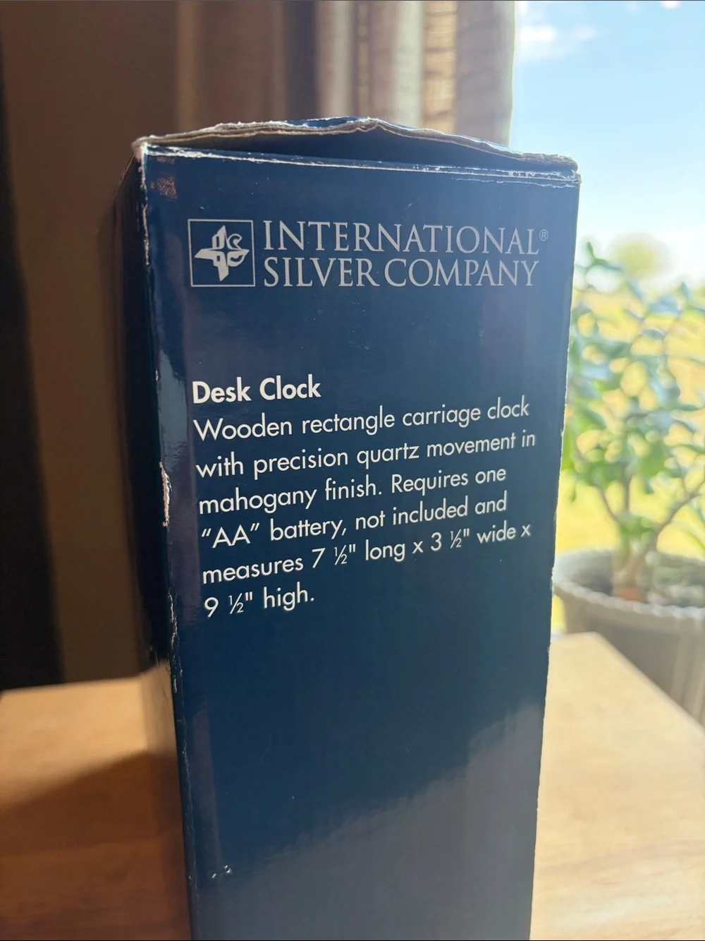 International Silver Company Desk Clock